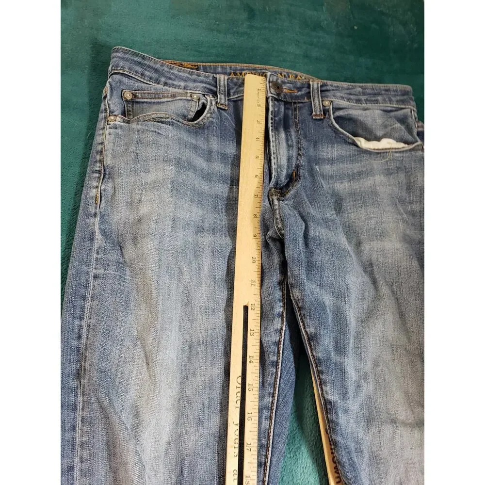 American Eagle Jeans Size 32x32 Mens Blue Pants Stretch Denim Slim Straight